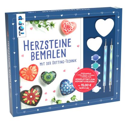 Kreativ-Set: Steine bemalen mit der Dotting-Technik