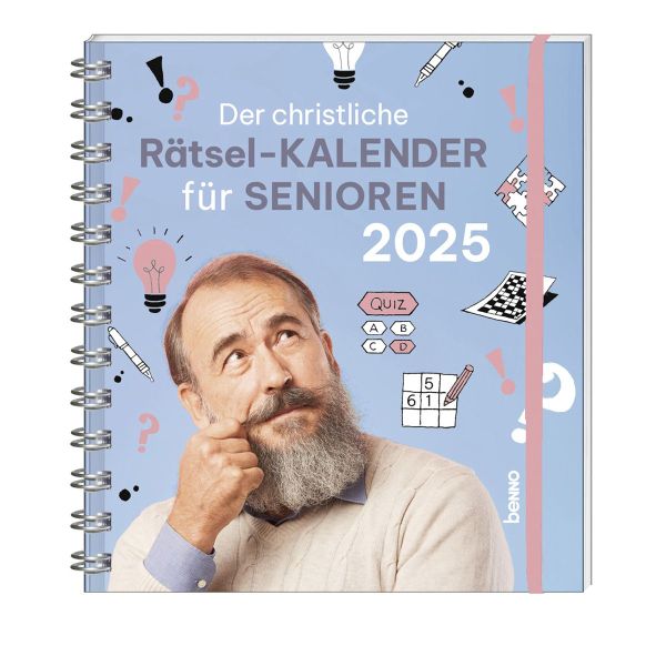 Der christliche Rätsel-Kalender für Senioren 2025