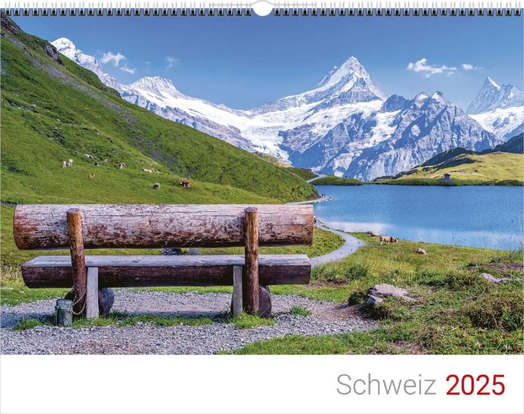 Schweizer Bergkalender 2025 - Deutsch