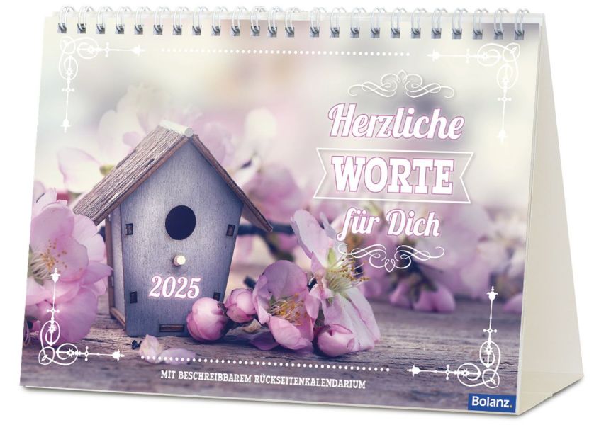 Herzliche Worte für Dich 2025 - Postkartenkalender