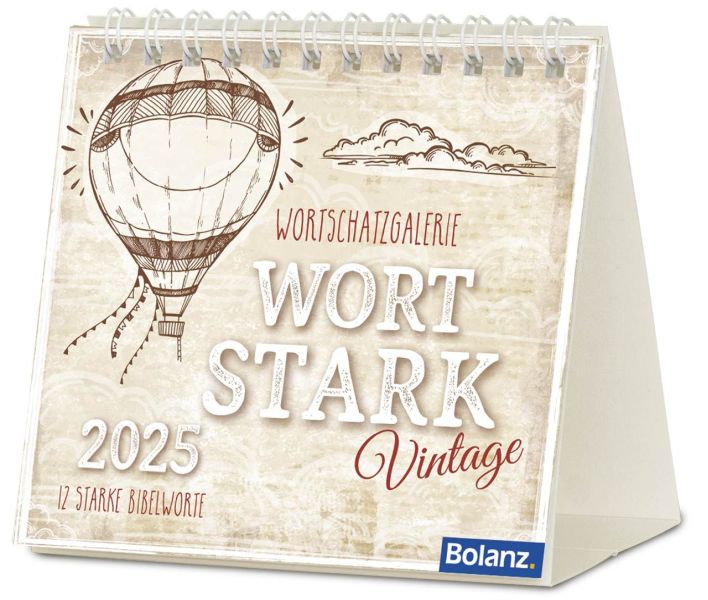 Wortstark 2025 - Vintage - Minikalender