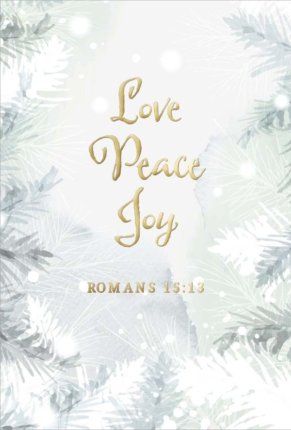 Postkartenserie Love Peace Joy 10 Stk.