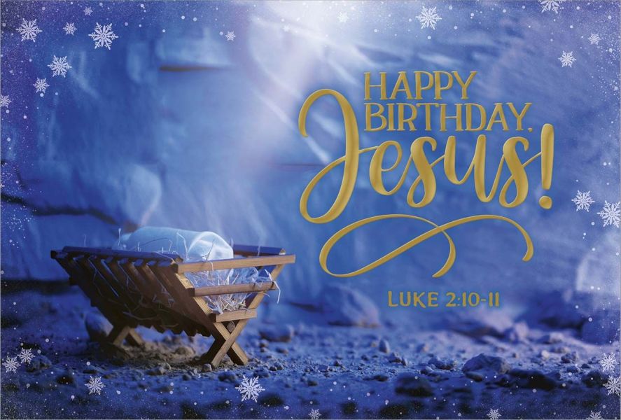 Postkartenserie Happy Birthday, Jesus!/Krippe 10 Stk.