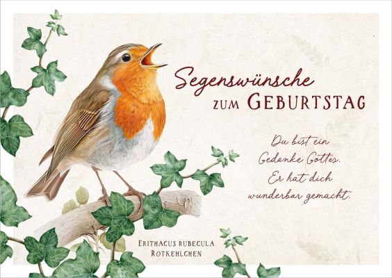 Postkartenserie Gedanke Gottes - Geburtstag 12 Stk.