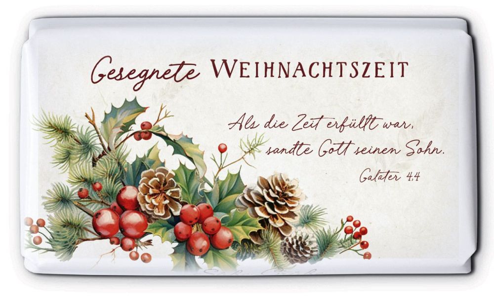 Schokoladengrüße Gesegnete Weihnachtszeit (40g)