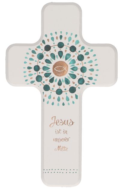 Holzkreuz für Kinder Jesus ist in unserer Mitte