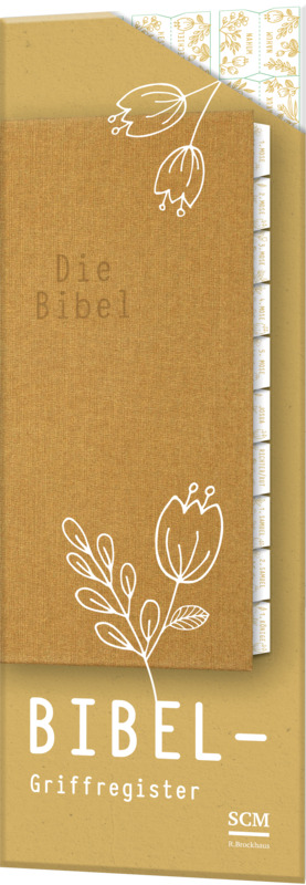 Bibel-Griffregister mit Folienprägung