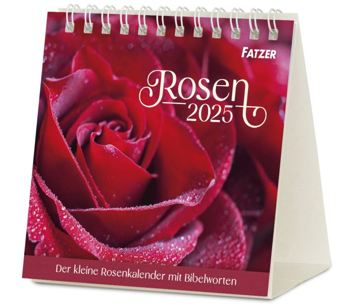Rosen 2025 - Tischkalender