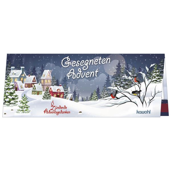 Streichholz-Adventskalender Gesegneten Advent