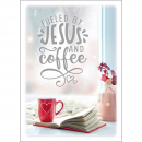 Postkarten: Fueled by Jesus, 4 Stück