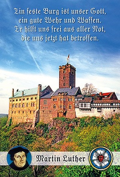 Faltkarte: Ein feste Burg - Trauer