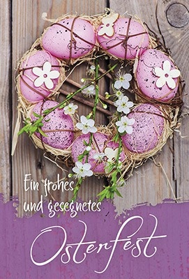 Faltkarte: Ein frohes und gesegnetes Osterfest