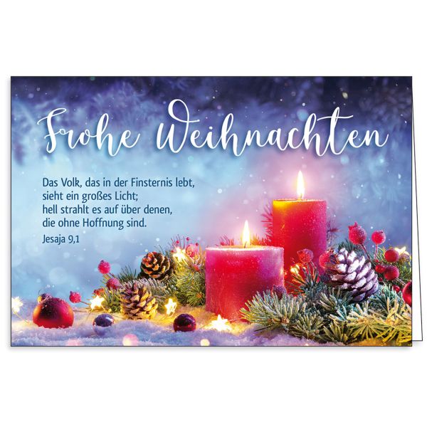 Faltkarte: Frohe Weihnachten