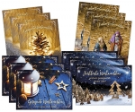 Weihnachtspostkarten-Serie (12 Postkarten)|je 3 x 480069381-480069384
