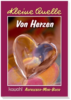 Aufkleber-Mini-Buch Von Herzen
