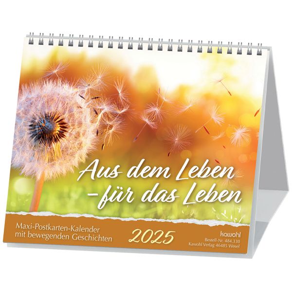 Aus dem Leben - für das Leben 2025 - Postkartenkalender