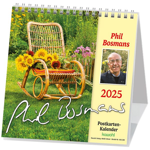Phil Bosmans 2025 - Postkartenkalender