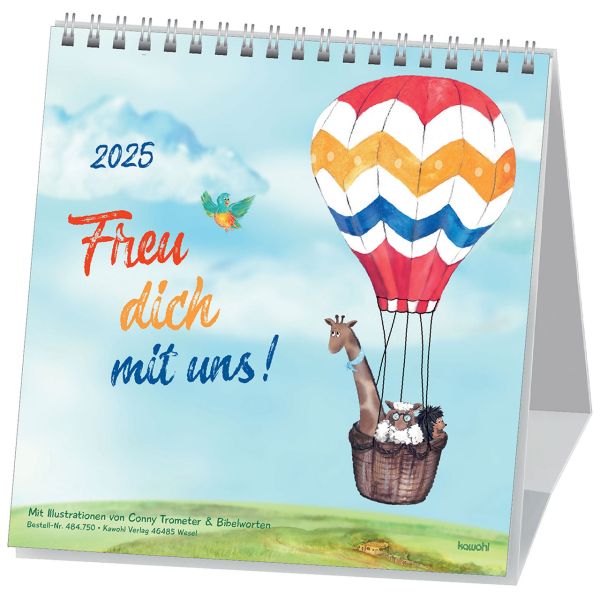 Freu dich mit uns! 2025 - Postkartenkalender