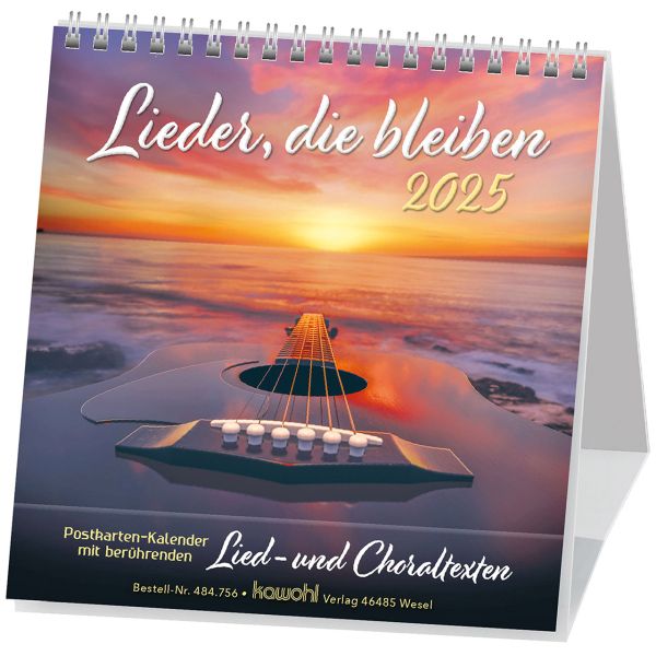 Lieder, die bleiben 2025 - Postkartenkalender