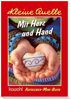 Aufkleber-Mini-Buch Mit Herz und Hand