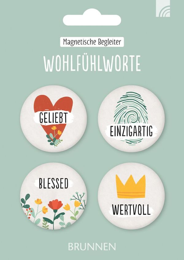 Magnet-Set 4er - Wohlfühlworte