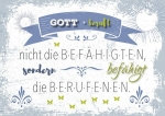 Postkarten Gott beruft 4er-Serie