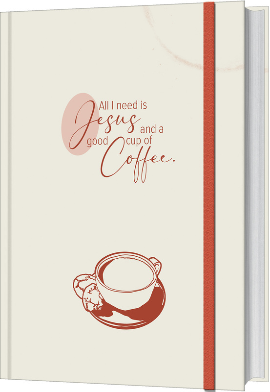 Notizbuch Coffee and Jesus - hell