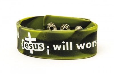Armband Jesus - I believe in U - I will worship U