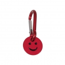 Schlüsselanhänger Smiley - rot