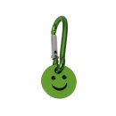Schlüsselanhänger Smiley - grün
