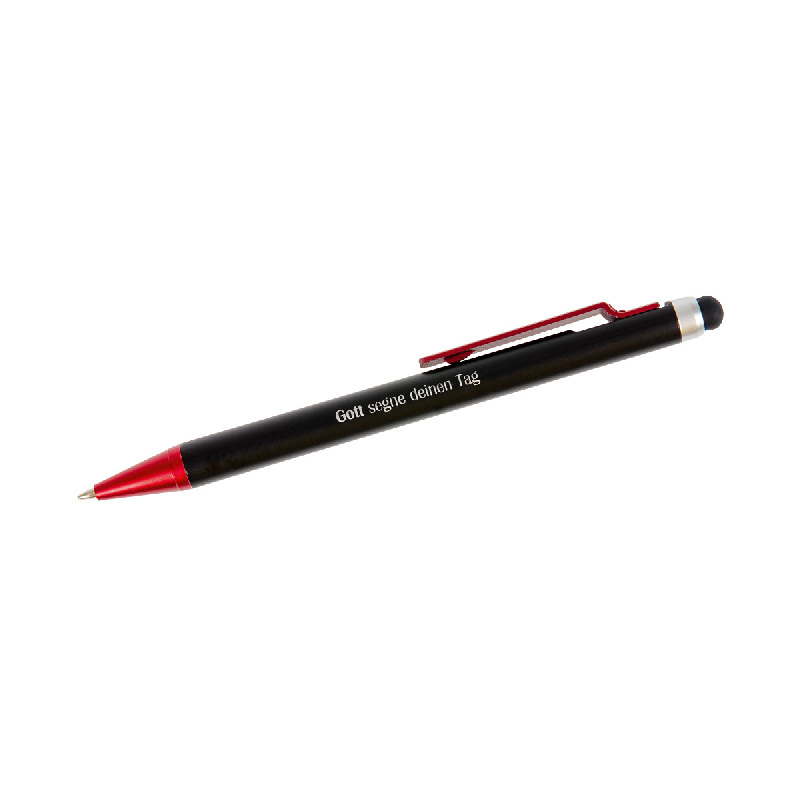 Kugelschreiber Gott segne deinen Tag - rot