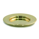 10 `  `  Diameter Brasstone Non-Stacking Bread Plate|Abendmahlbrotteller aus Aluminium, goldfarbig