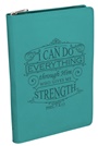 I can do everything, LuxLeather Journal 14,5 x 21 cm|Zipper closure