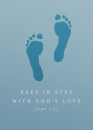 Keep in step with God ` s love (XL-Postkarte)
