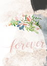 Hochzeit - Forever (Doppelkarte Collage)
