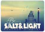 Salt & light (XL-Postkarte)