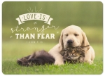 Love is stronger (XL-Postkarte)