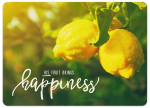 His fruit brings happiness (XL-Postkarte)