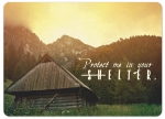 Protect me in your shelter (XL-Postkarte)