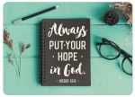 Always put your hope in God. (XL-Postkarte)