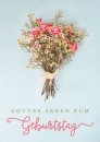 Gottes Segen (Blumenstrauß) (Postkarte)