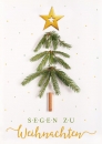 Segen zu Weihnachten (Baum) (Postkarte)