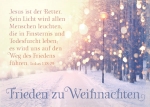 Frieden zu Weihnachten (Postkarte)