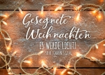 Es werde Licht! (Postkarte Weihnachten)