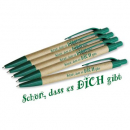 Kugelschreiber Schön, dass es dich gibt grün (10 Stück)