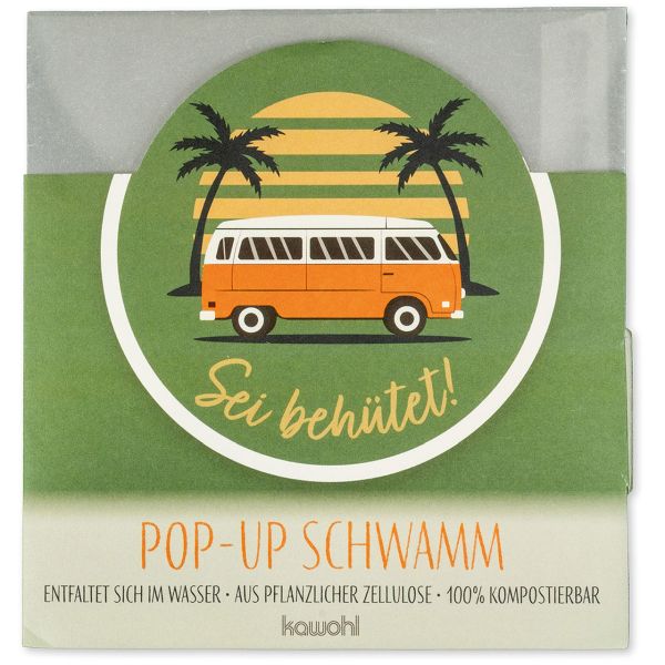 Pop-up Schwamm: Sei behütet!