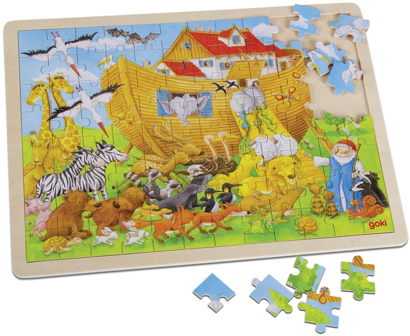 Holzpuzzle Einzug in die Arche Noah