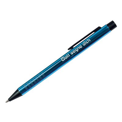 Metall-Kugelschreiber Segen - blau