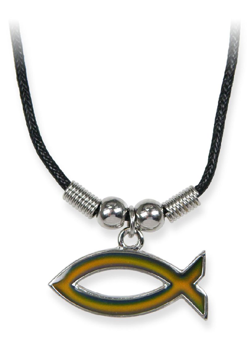 Halskette Fisch - Metall