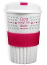 Kaffee-to-go-Becher - pink
